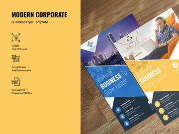 Business Flyer PSD Template