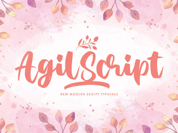 Agil Script - Handwritten Font