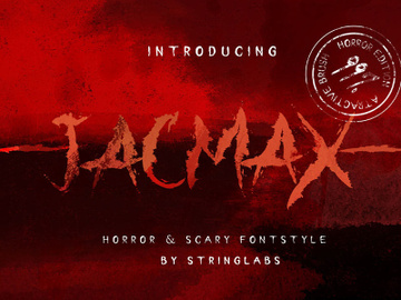Jacmax - Horror Font