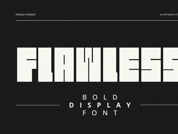 Flawless - Display Font