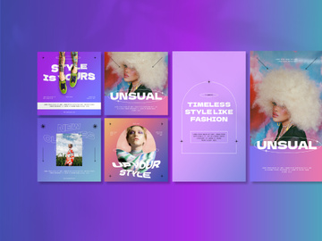 Unsual Instagram Template