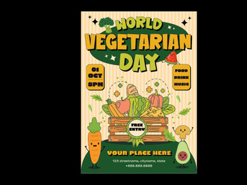 Vegetarian Day Flyer