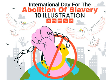 10 Day for the Abolition of Slavery Illustration