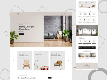 Interior Design Landing page