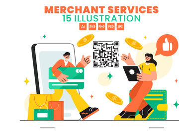 15 Merchant Services Illustration