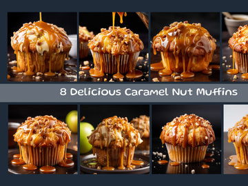 Delicious Caramel Nut Muffins