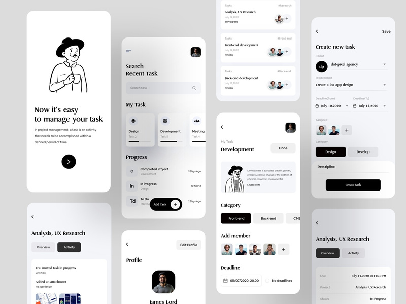 Task Management Mobile Application Design by ~ EpicPxls