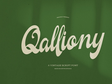 Qalliony | Vintage Script