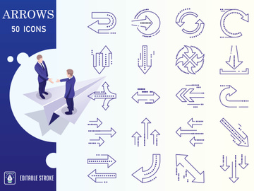 Outline : Arrows Icon set