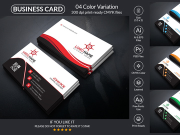 Corporate Business Card Design Template
