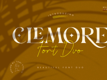 Clemore font duo