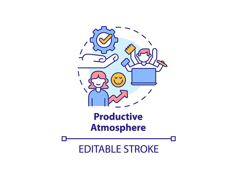 Productive Atmosphere Concept Icon By Bsd Studio EpicPxls