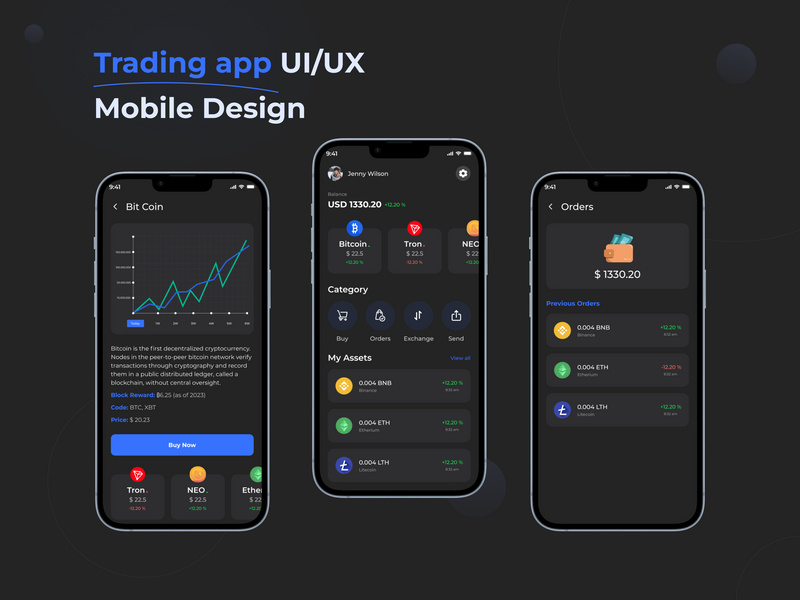 Trading App Design by Pranav Patel ~ EpicPxls