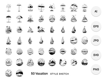 Vacation Element Draw Black