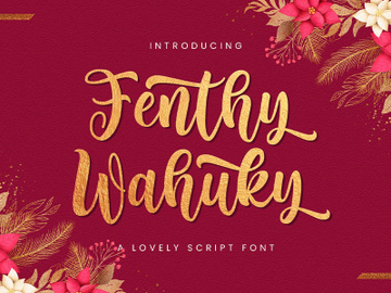 Fenthy Wahuky - Lovely Script Font