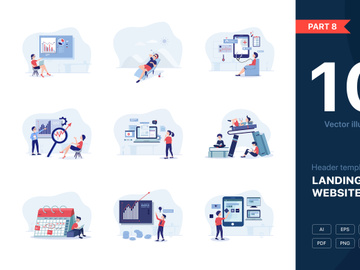 [Part 8] Website illustrations set