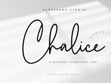 Chalice - Signature Font