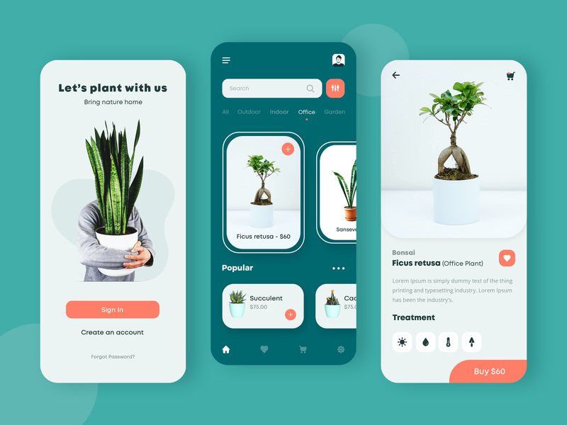 Plant App Design by CMARIX Infotech EpicPxls