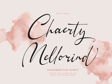 Chaerty Mellorind | Handwritten Script