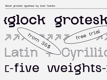 Glock Grotesk — Free Trial