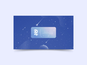 2024 Universe Wallpaper Template Design