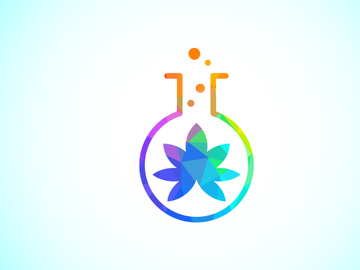 Marijuana leaf. Medical cannabis. Hemp oil. cannabis or marijuana leaf logo