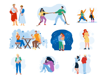 Love couple characters