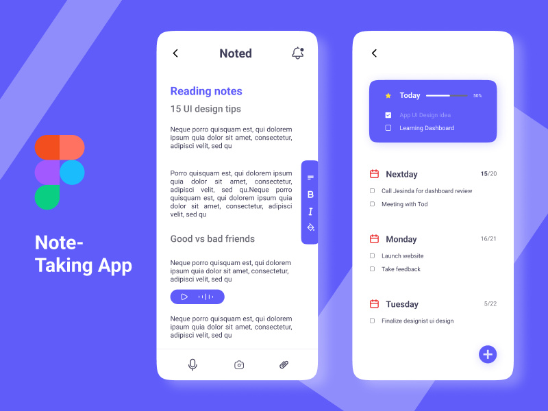 Note-Taking App by Designist ~ EpicPxls