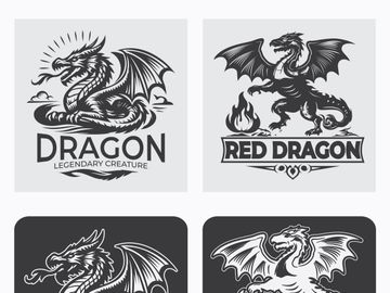 Dragon vintage logo