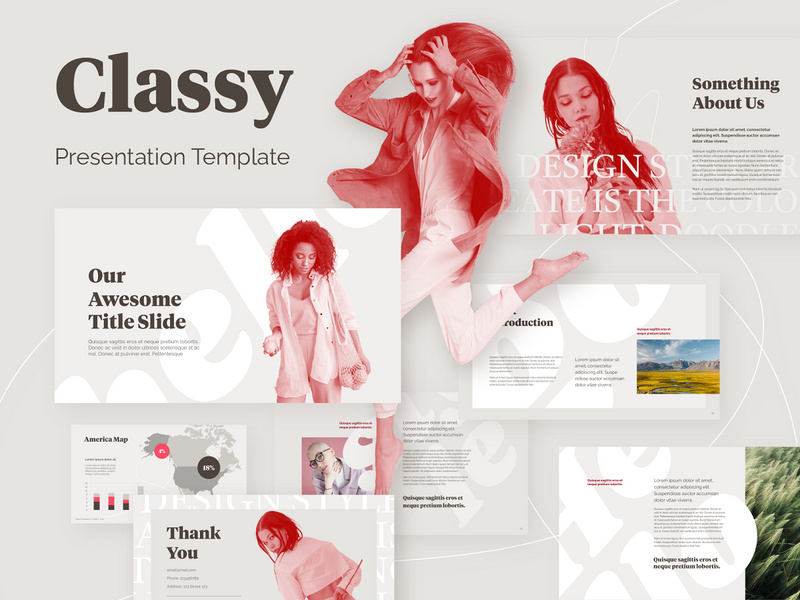 Classy Presentation Template (Free PPTX Sample) by Khalay ~ EpicPxls