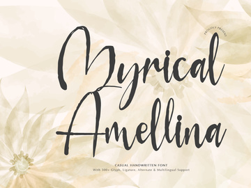 Myrical Amellina | Casual Handwritten Font