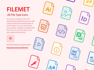 FileMet - All file type icons