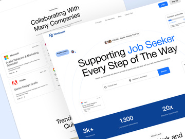 HireQuest Landing Page - Job Seeker Platform