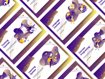 Education Online Vol 2 sets Illustration