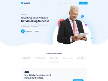 Business Consulting PSD Template