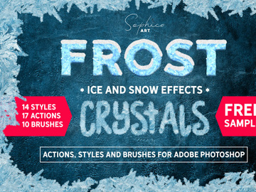 Free Frost Styles Effects For Adobe Photoshop