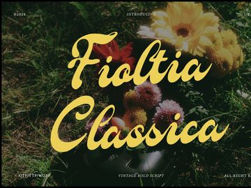 Fioltia Classica | Vilntage Bold Script