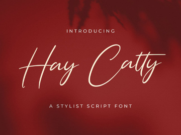 Hay Catty - Handwritten Font