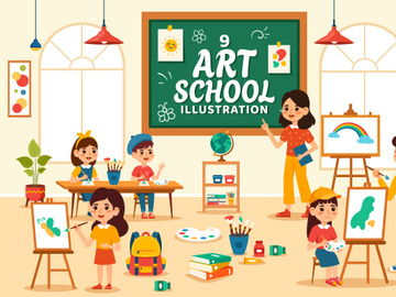 9 Art School of Painting Illustration