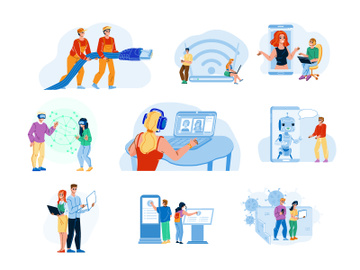 Technology characters