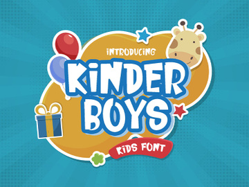 Kinder Boys - Playful Font