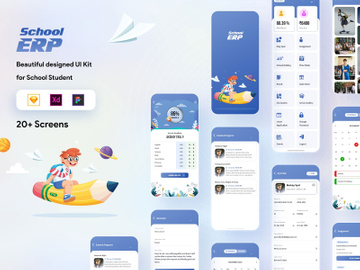 School ERP UI Kit - Freebie