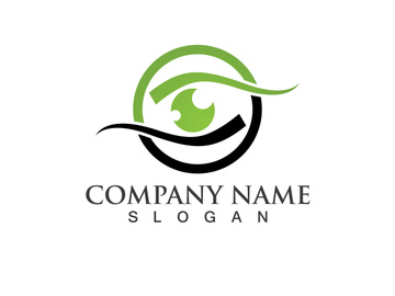 Eye Care vector logo design