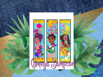 Flower Queens Set of  3 Digital Printable Downloadable Bookmarks Book Lovers Gift Avid Readers Gift Book Club Gift Gift Tags Candle Labels
