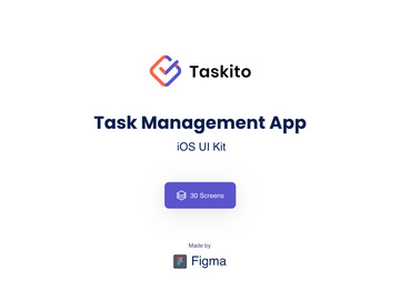 Taskito - Task Management App UI Kit