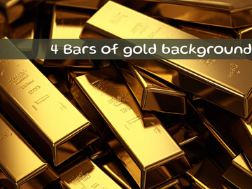 Bars of gold background