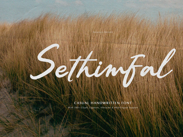 Sethimfal | Casual Handwritten Font