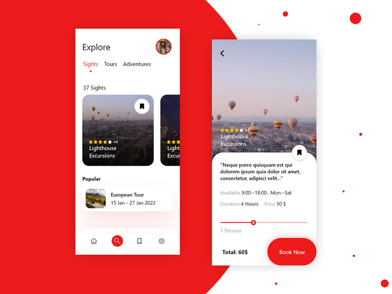 Explore UI by Vijay_baldha ~ EpicPxls