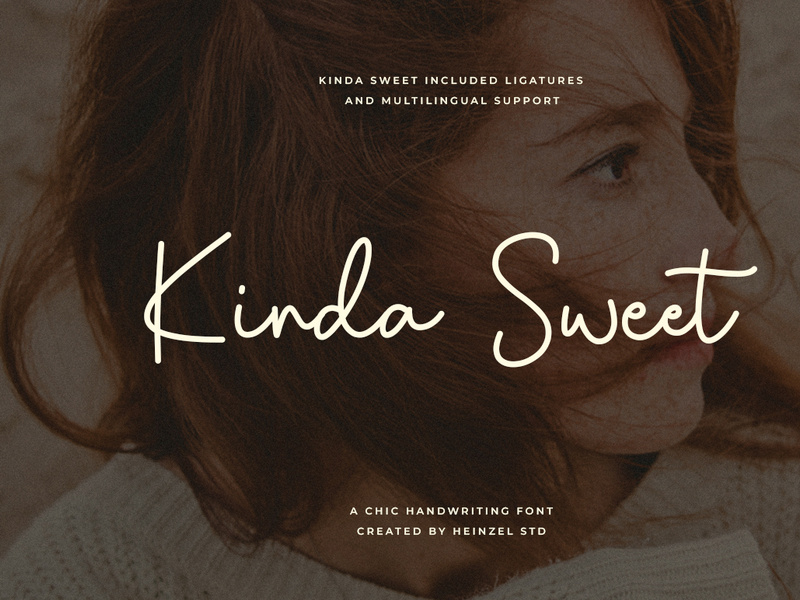 Kinda Sweet - Handwriting Script by Heinzel Std ~ EpicPxls