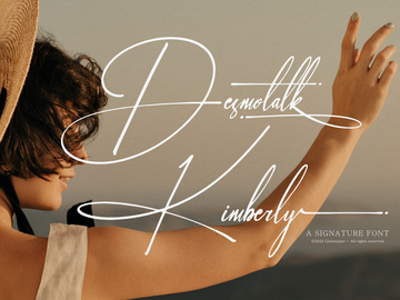 Desmotalk Kimberly | Signature Font